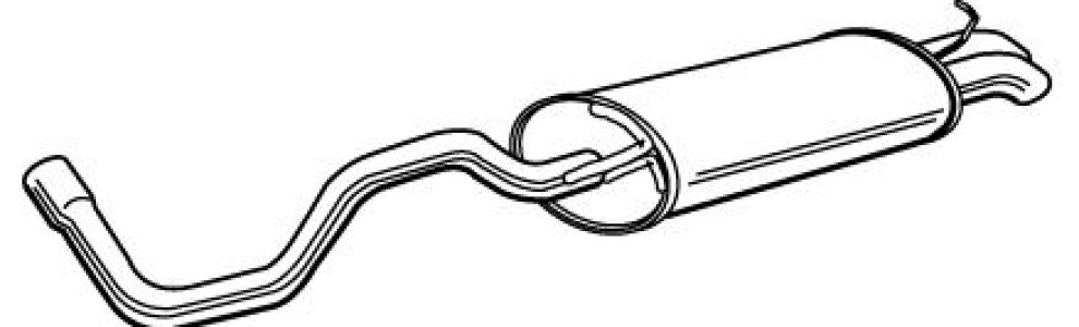 Tłumik WALKER 22430-64 1J6253609C