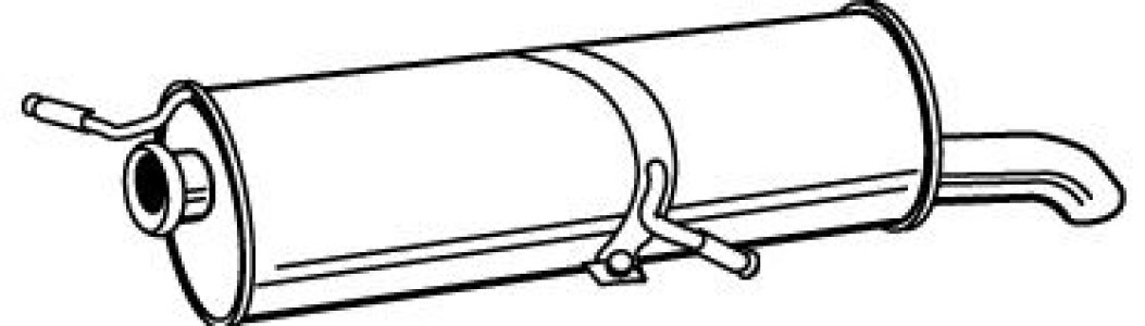 Tłumik końcowy WALKER 22622-52 1726KW