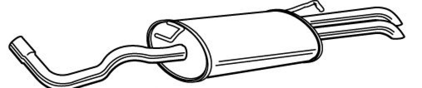 Tłumik końcowy WALKER 23477-65 1J5253609BB