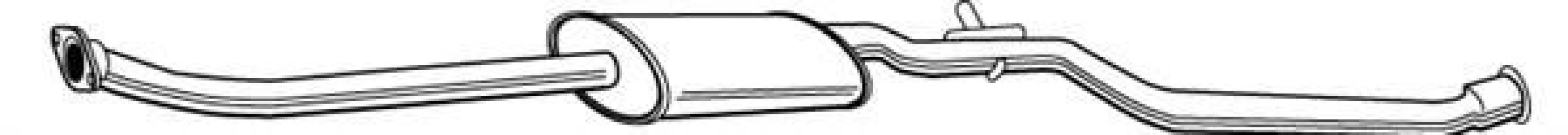 Tłumik środkowy WALKER 22498-67 1717L9