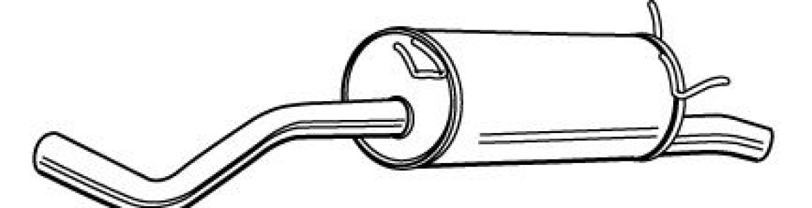 Tłumik końcowy WALKER 22509-64 7700423040