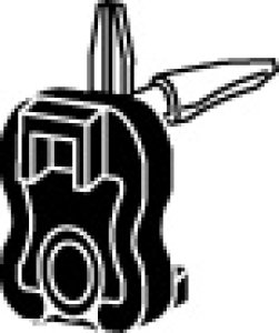 Wieszak gumowo-metalowy WALKER 80279-22 7700424340