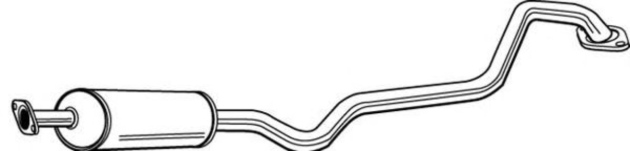 Tłumik środkowy WALKER 22608-66 203005M370