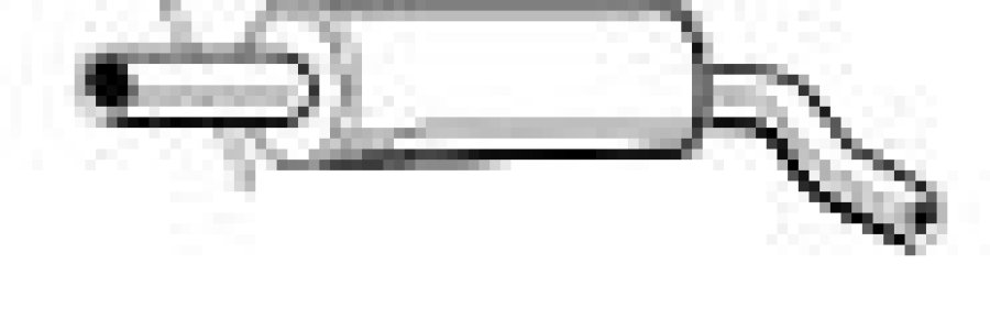 Tłumik środkowy WALKER 21903-52 1J0253209C