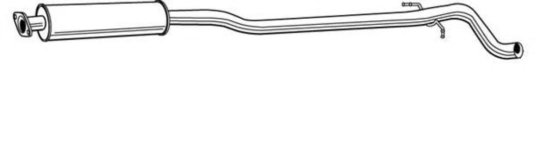 Tłumik środkowy WALKER 22872-67 30636378