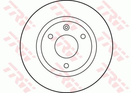 Tarcza hamulcowa TRW DF1120 95027199