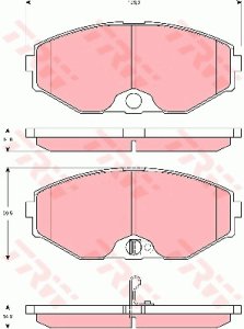 Klocki hamulcowe TRW GDB3273 410603Y690