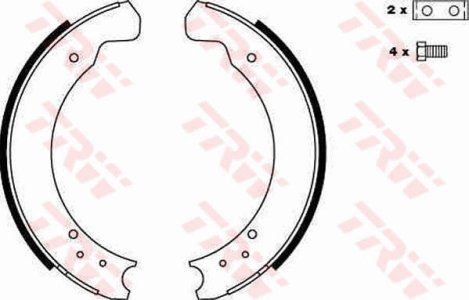 Szczęki hamulcowe TRW GS6075 495184