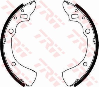 Szczęki hamulcowe TRW GS8125 ABE1394A