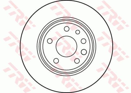 Tarcza hamulcowa TRW DF2773 569210
