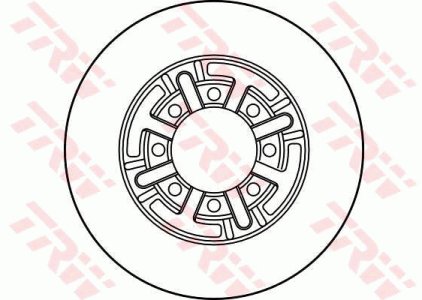 Tarcza hamulcowa TRW DF2787 1908773
