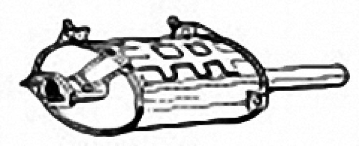 Tłumik końcowy IZAWIT 34.011A 1430070C70