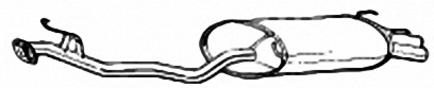 Tłumik końcowy IZAWIT 30.017A 18030SM4930