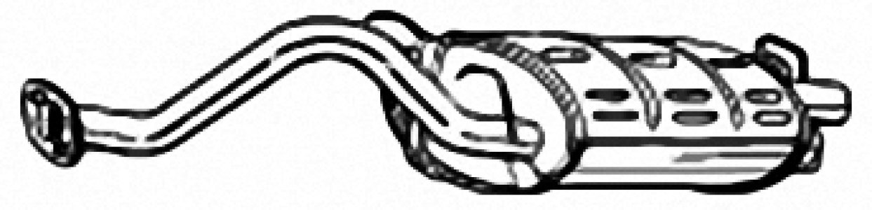 Tłumik końcowy IZAWIT 30.043A 18030ST3E40