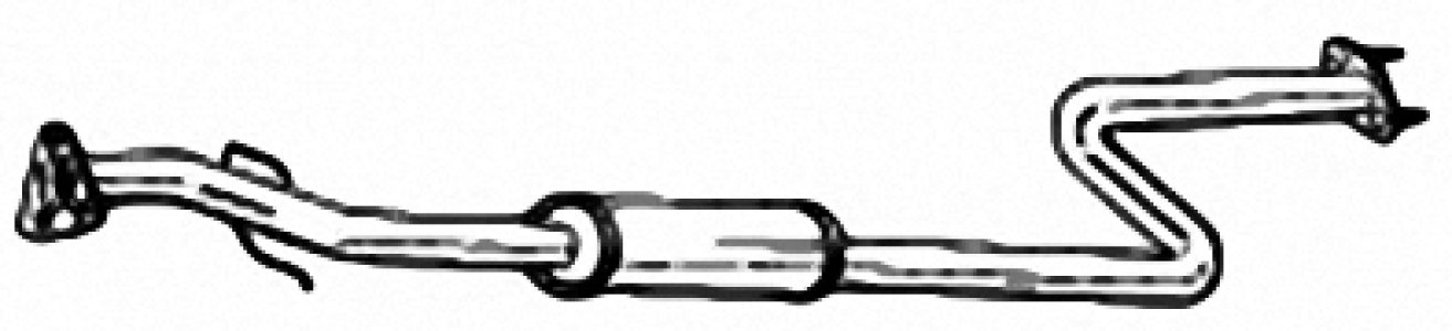 TŁUMIK ŚRODKOWY IZAWIT 30.018A GEX33676 HONDA ACCORD