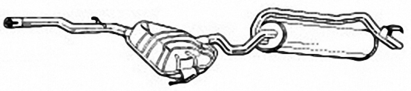 Tłumik środek +końcowy IZAWIT 14.028A 46538781