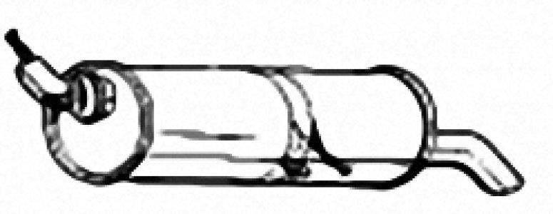 Tłumik końcowy IZAWIT 27.517A 1726VA