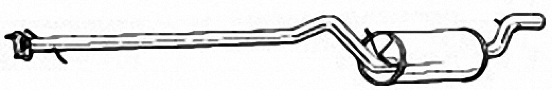 Tłumik środkowy IZAWIT 17.407A 1067790