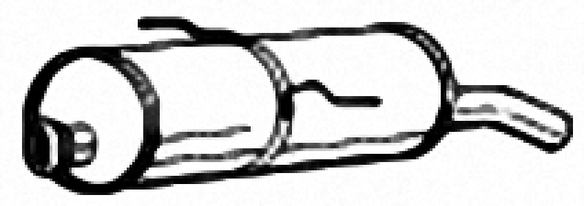 Tłumik końcowy IZAWIT 27.197A 1726Y0