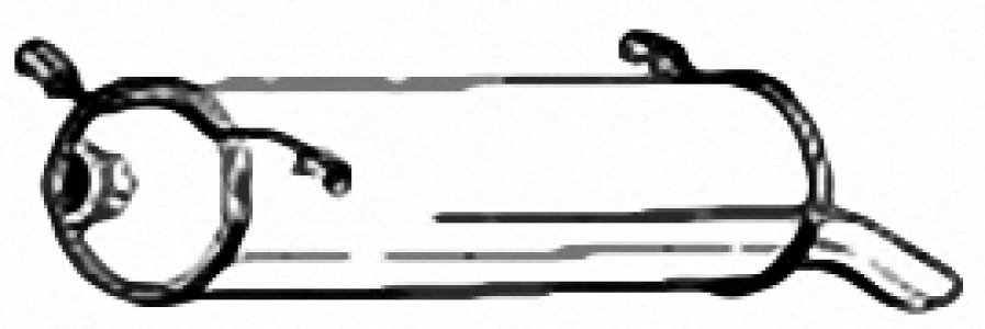 Tłumik końcowy IZAWIT 28.011A 1726H4