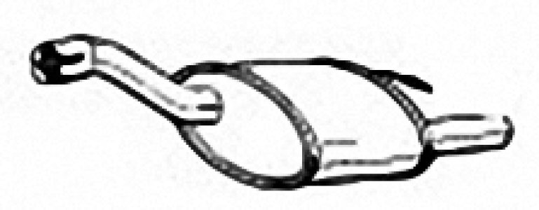 Tłumik końcowy IZAWIT 17.311A 1067319