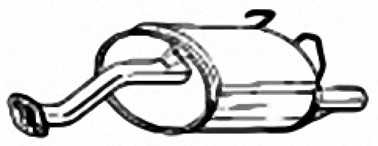 Tłumik końcowy IZAWIT 30.041A 18030S03E40