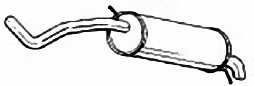 Tłumik końcowy IZAWIT 18.031A 6Y6253609