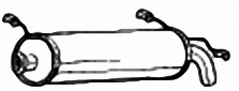 Tłumik końcowy IZAWIT 28.058A 96147572