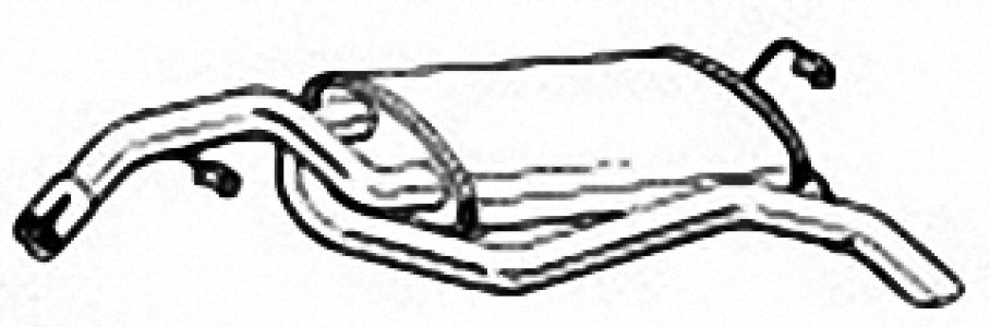 Tłumik końcowy IZAWIT 17.095A 6910226