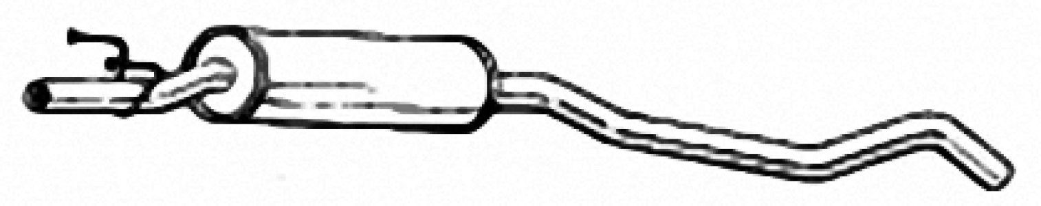 Tłumik środkowy IZAWIT 21.800A 5852070