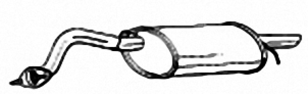 Tłumik końcowy IZAWIT 22.009A 96182956