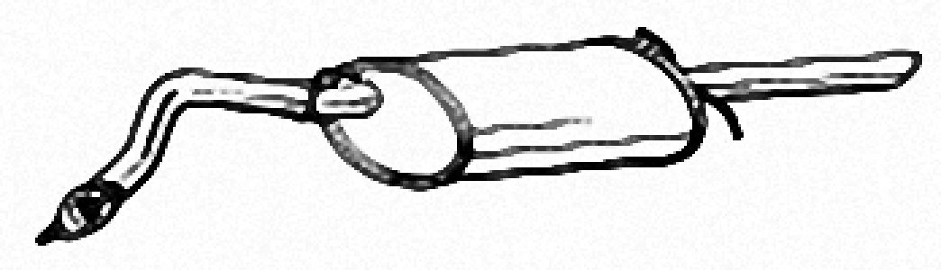 Tłumik końcowy IZAWIT 22.015A 96182257