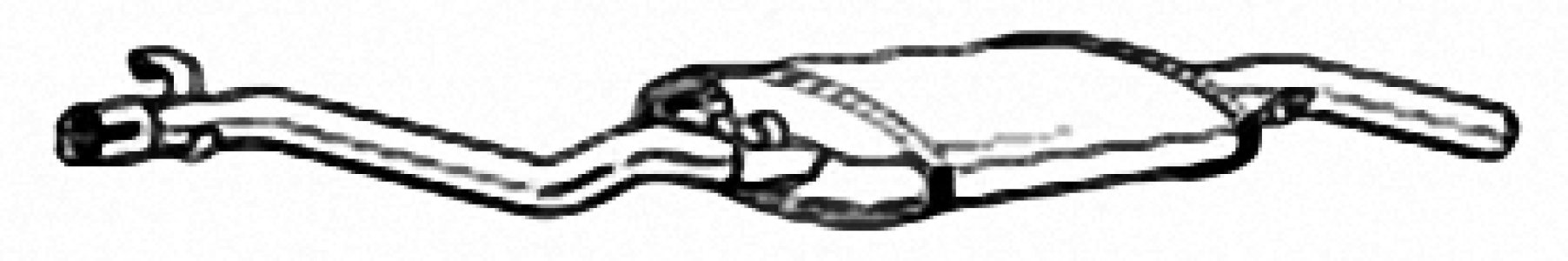 Tłumik końcowy IZAWIT 23.009A 191253609J