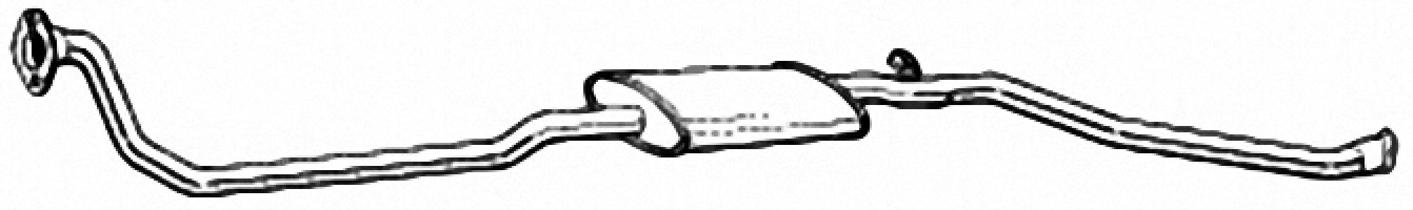 Tłumik środkowy IZAWIT 28.030A 1705P3