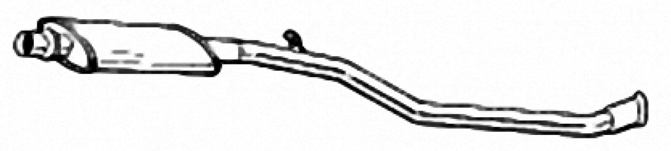 Tłumik środkowy IZAWIT 28.033A 171774