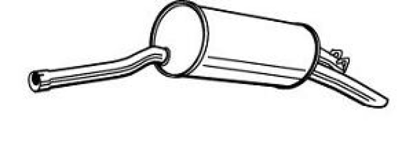 Tłumik środkowy IZAWIT 22.046A 96564099