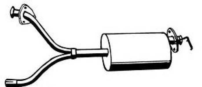 Rura środkowa IZAWIT 17.068A 1141412