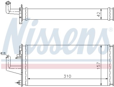 Nagrzewnica NISSENS 71807 