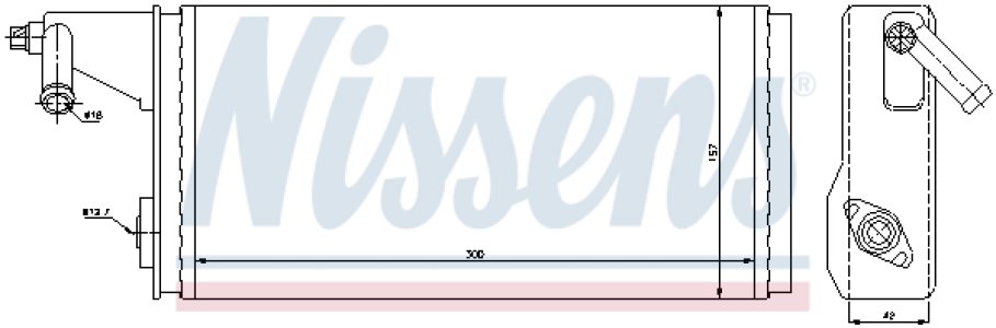 Nagrzewnica NISSENS 71808 93930678