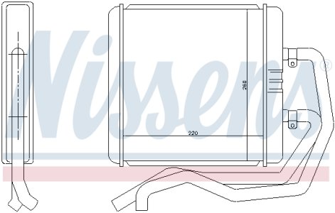 Nagrzewnica NISSENS 71811 504026722