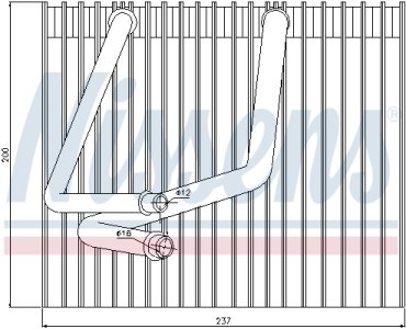 Parownik NISSENS 92270 7701206046