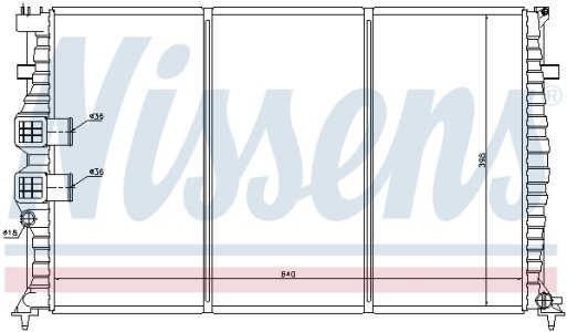 Chłodnica silnika NISSENS 63749 1330J1