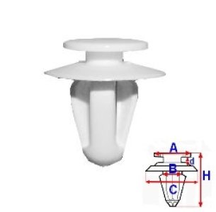 SPINKA WEWNĘTRZNA TAPICERKI ROMIX C60137 