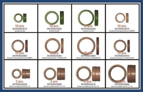 ZESTAW ORINGÓW DO KLIMATYZACJI SPECJALNY 88 SZT
