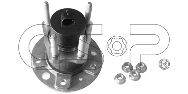 ŁOŻYSKO, ZESTAW NAPRAWCZY PIASTY GSP 9400118K 1604002 SAAB