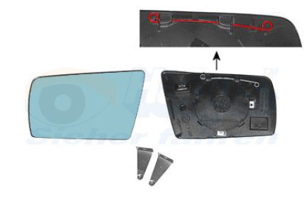 WKŁAD LUSTERKA VAN WEZEL 3030833 2028100721 MERCEDES