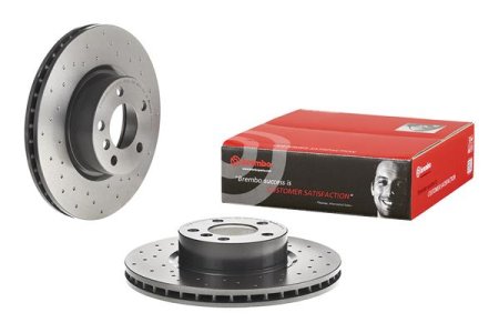 Tarcza hamulcowa BREMBO 09 B570 1X 34106787490 BMW X3 F25  11- PRZÓD 