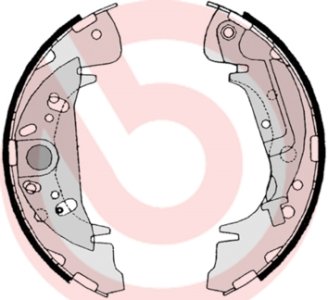Szczęki hamulcowe BREMBO S11504 583053AA00