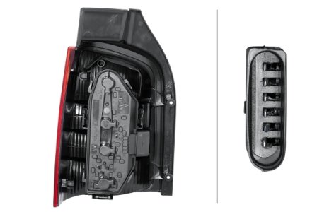 LAMPA TYLNA VW HELLA 2SK008579121 7H0945096B