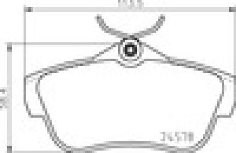 KLOCKI HAMULC. FIAT SCUDO  11- TYŁ